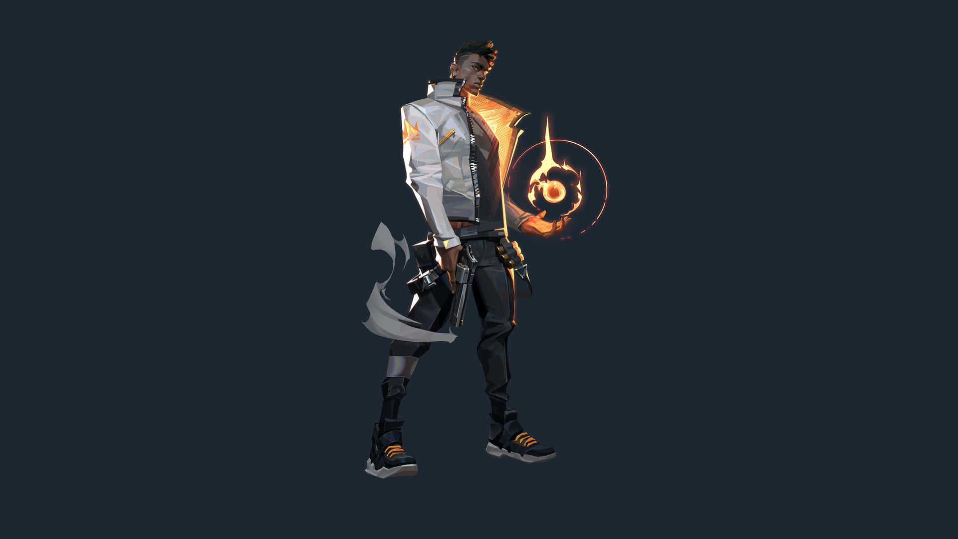 Phoenix Valorant Desktop Flaming Energy Background