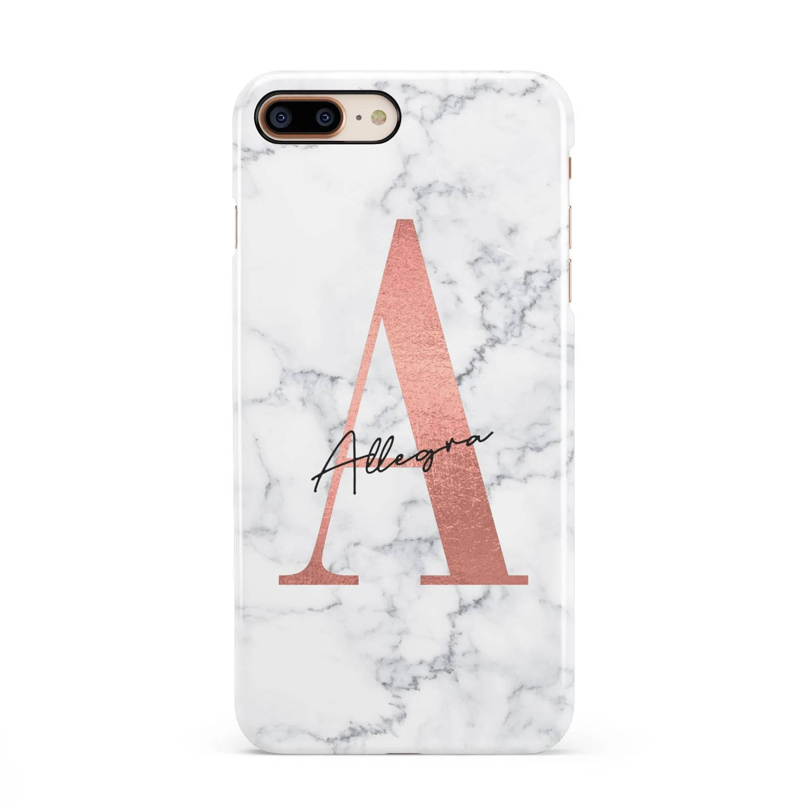Phone Case Rose Gold Marble