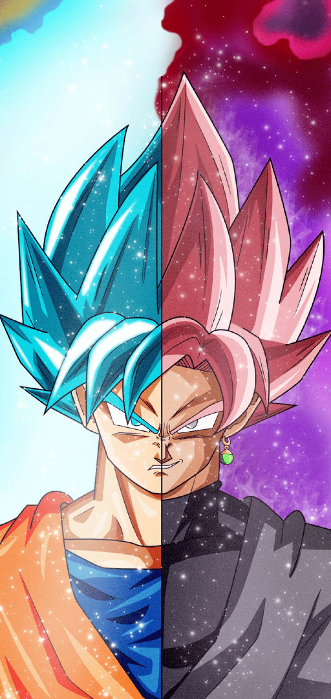 Phone Wallpaper Featuring Characters From The Cult Classic Manga And Anime Series Dragon Ball