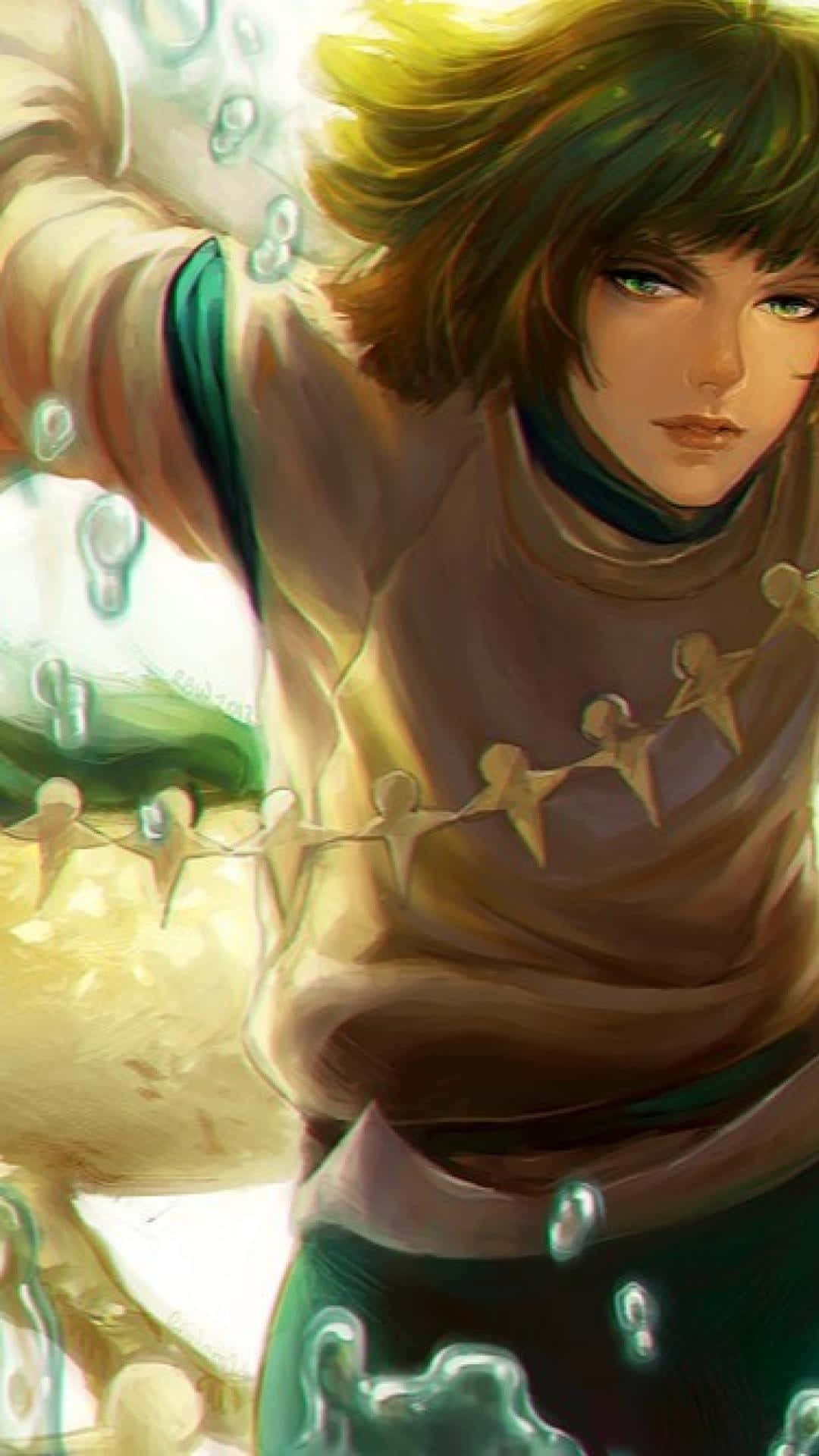 Phone Your Way In The Anime World Of Haku And Spirited Away Background
