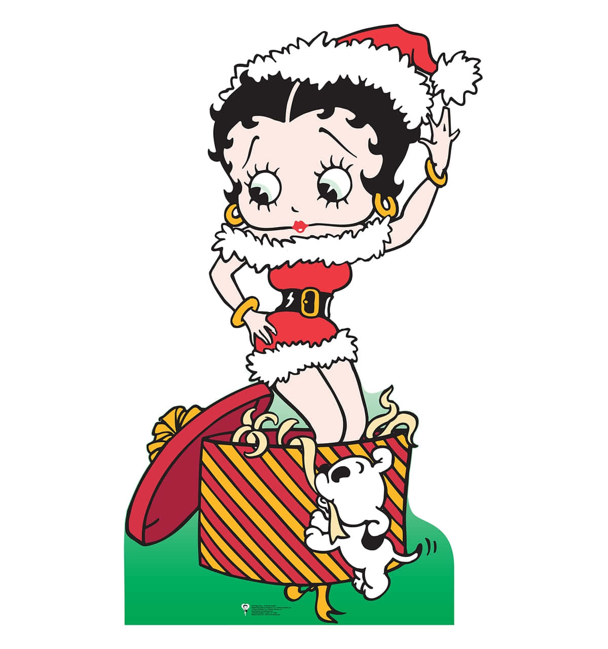 Photo Betty Boop In The Holiday Spirit. Background