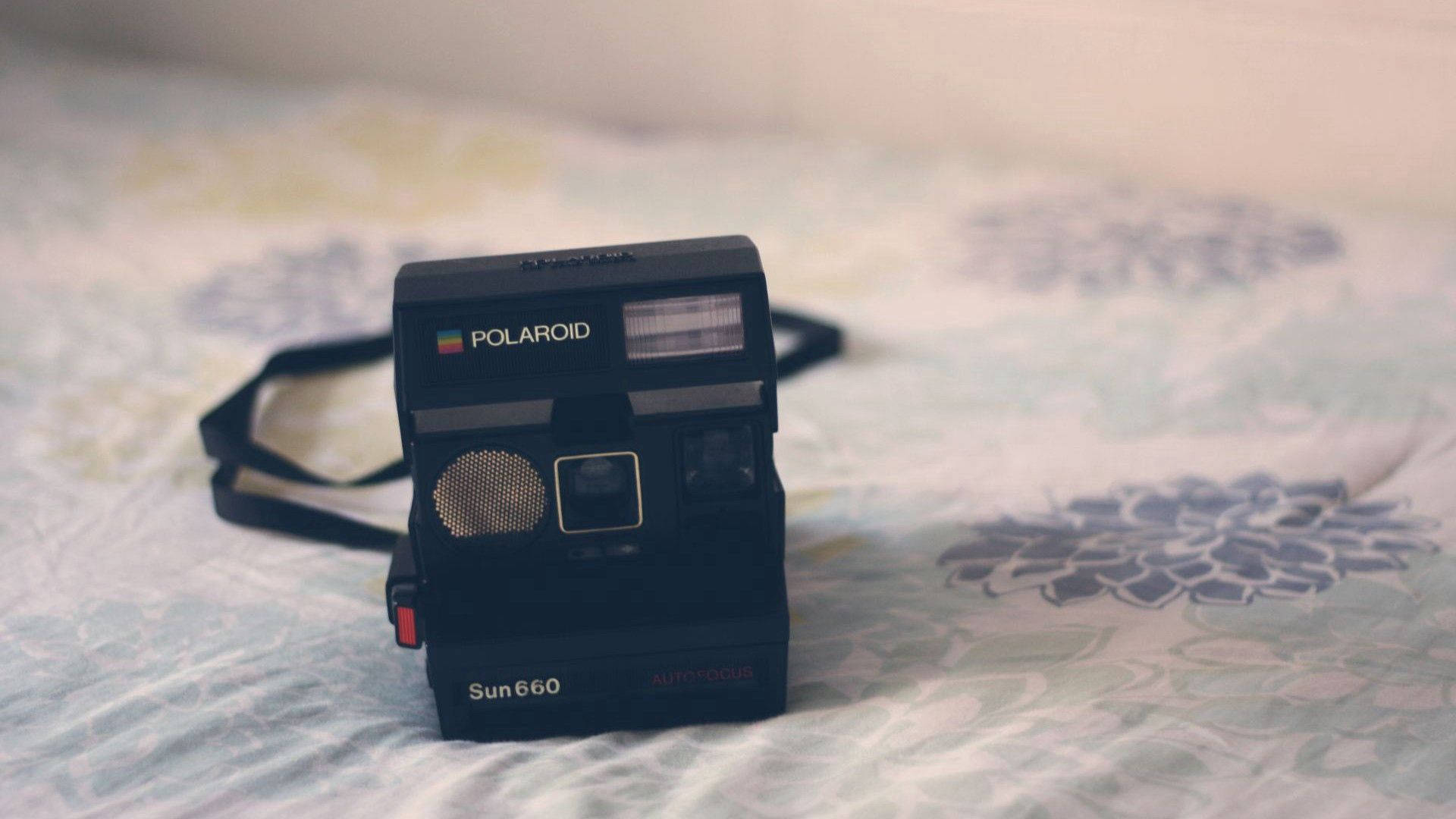 Photo Of Polaroid Camera Background