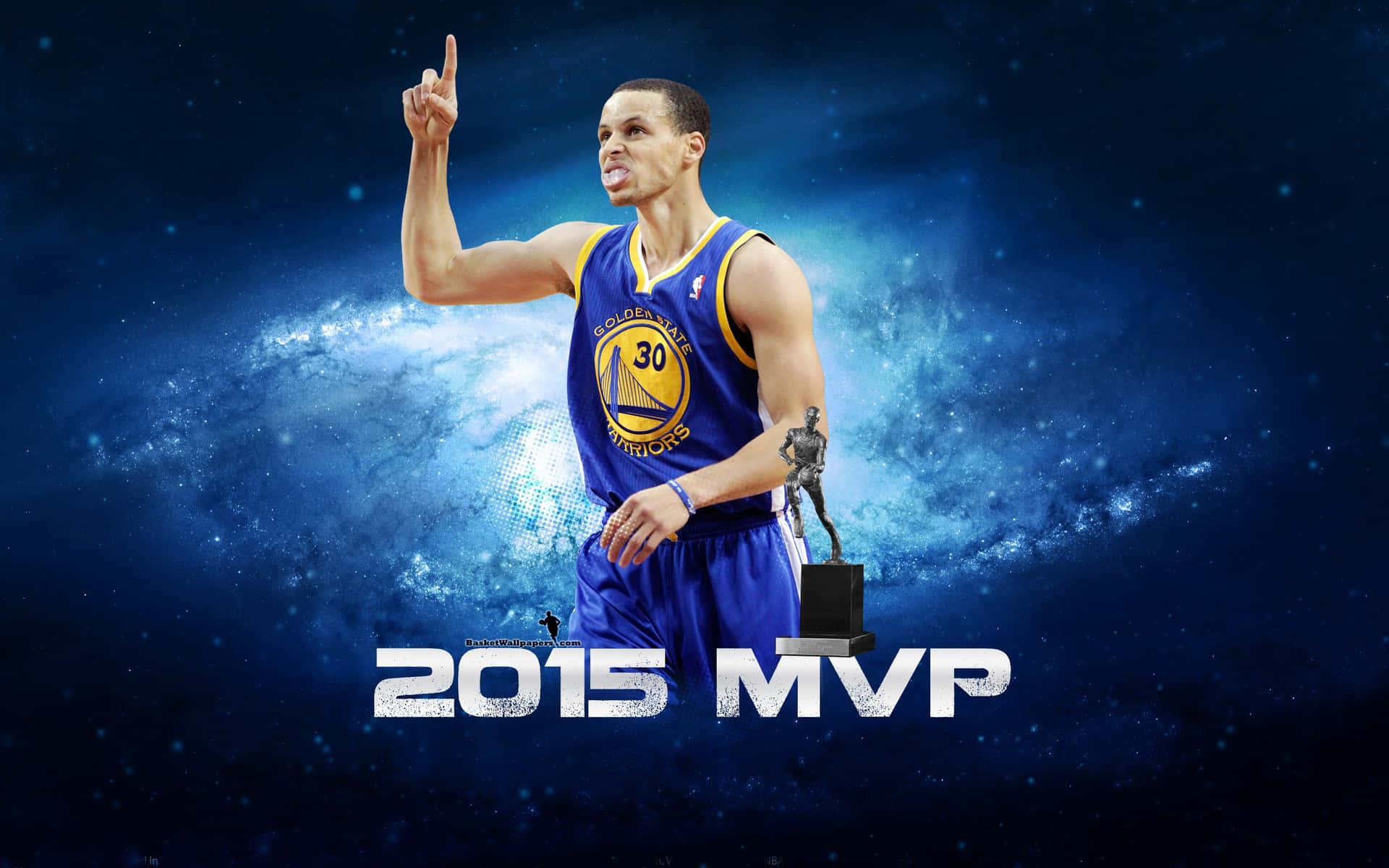 Photo Stephen Curry - A Cool And Unstoppable Nba Superstar Background