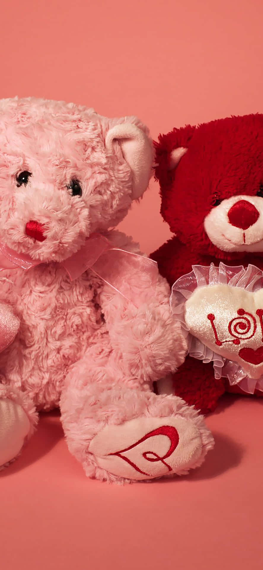 Photograph Of Teddy Bear Aesthetic Valentine's Day Background