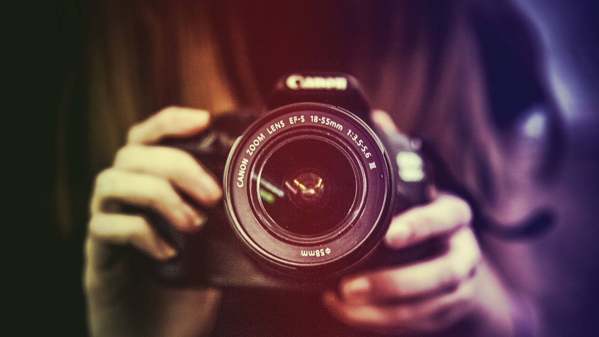 Photographer Camera Lens Background