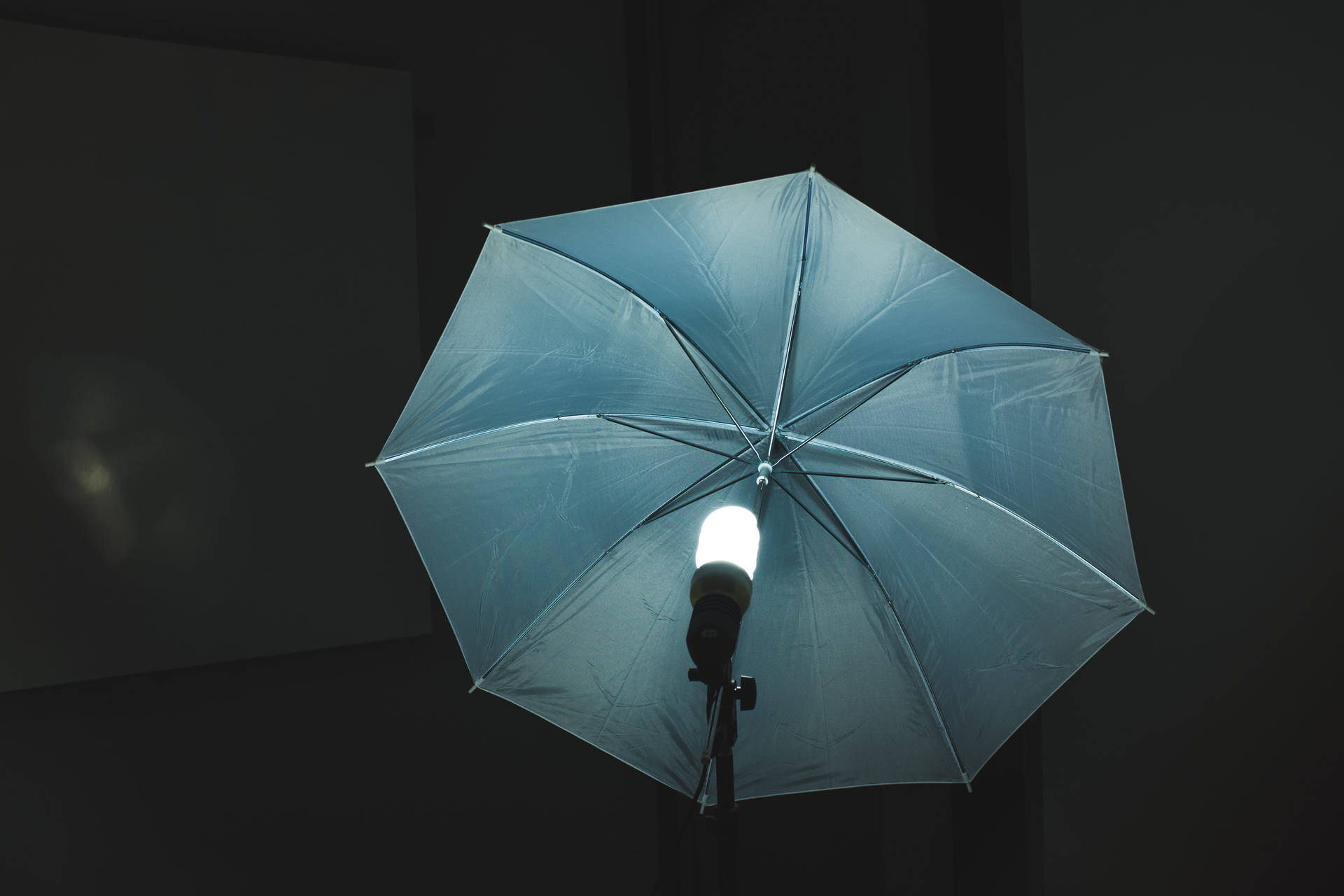 Photography Studio Umbrella Light Background