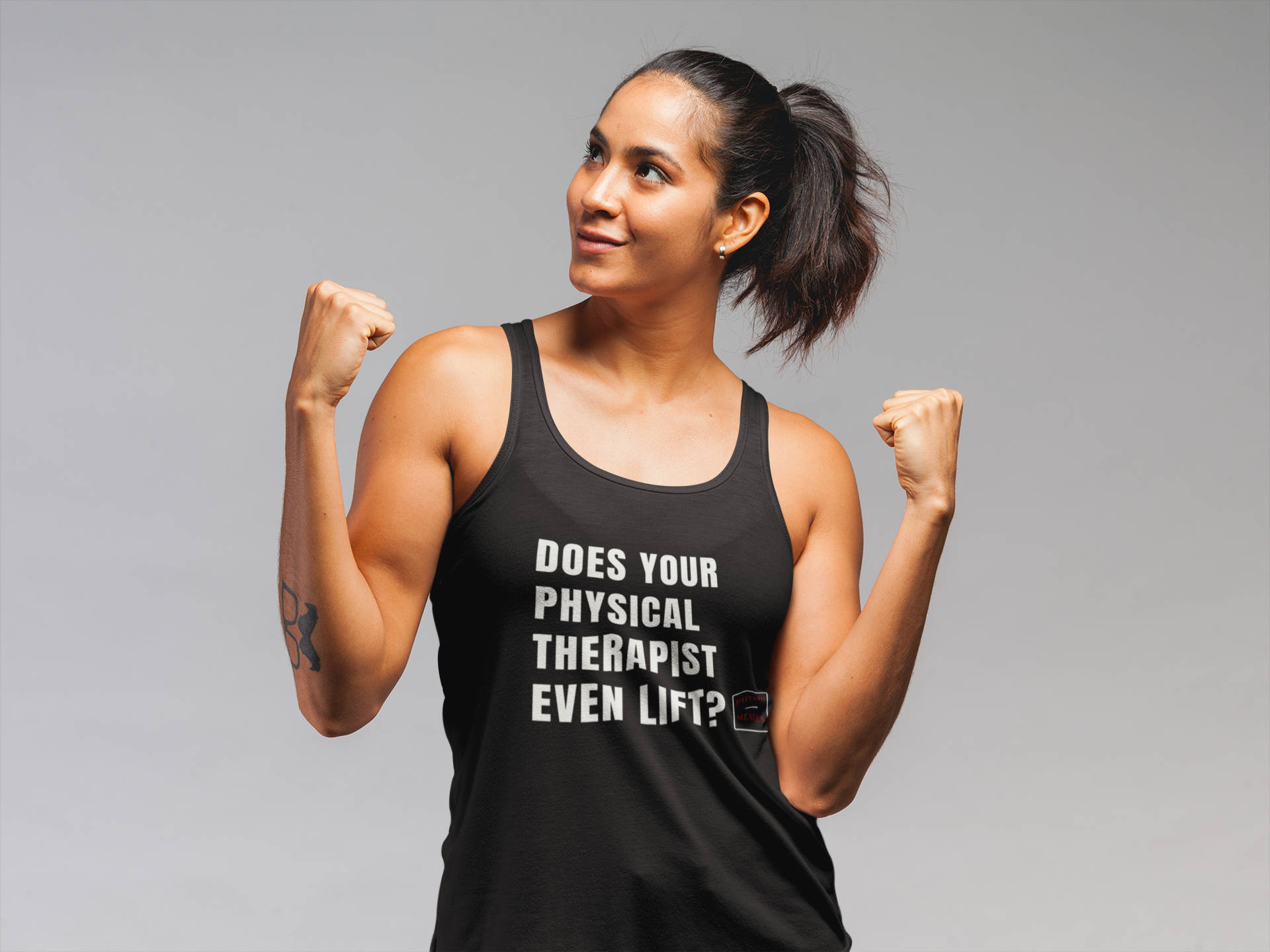 Physical Therapy Tank Top Typography Art