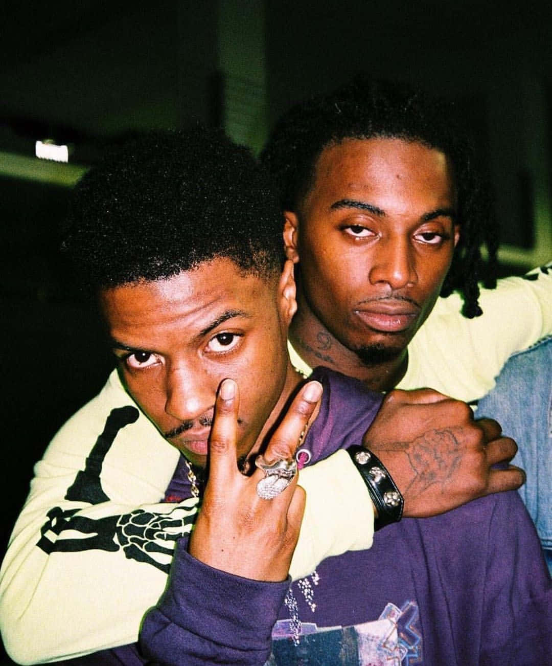 Pi'erre Bourne With Carti Pfp Background
