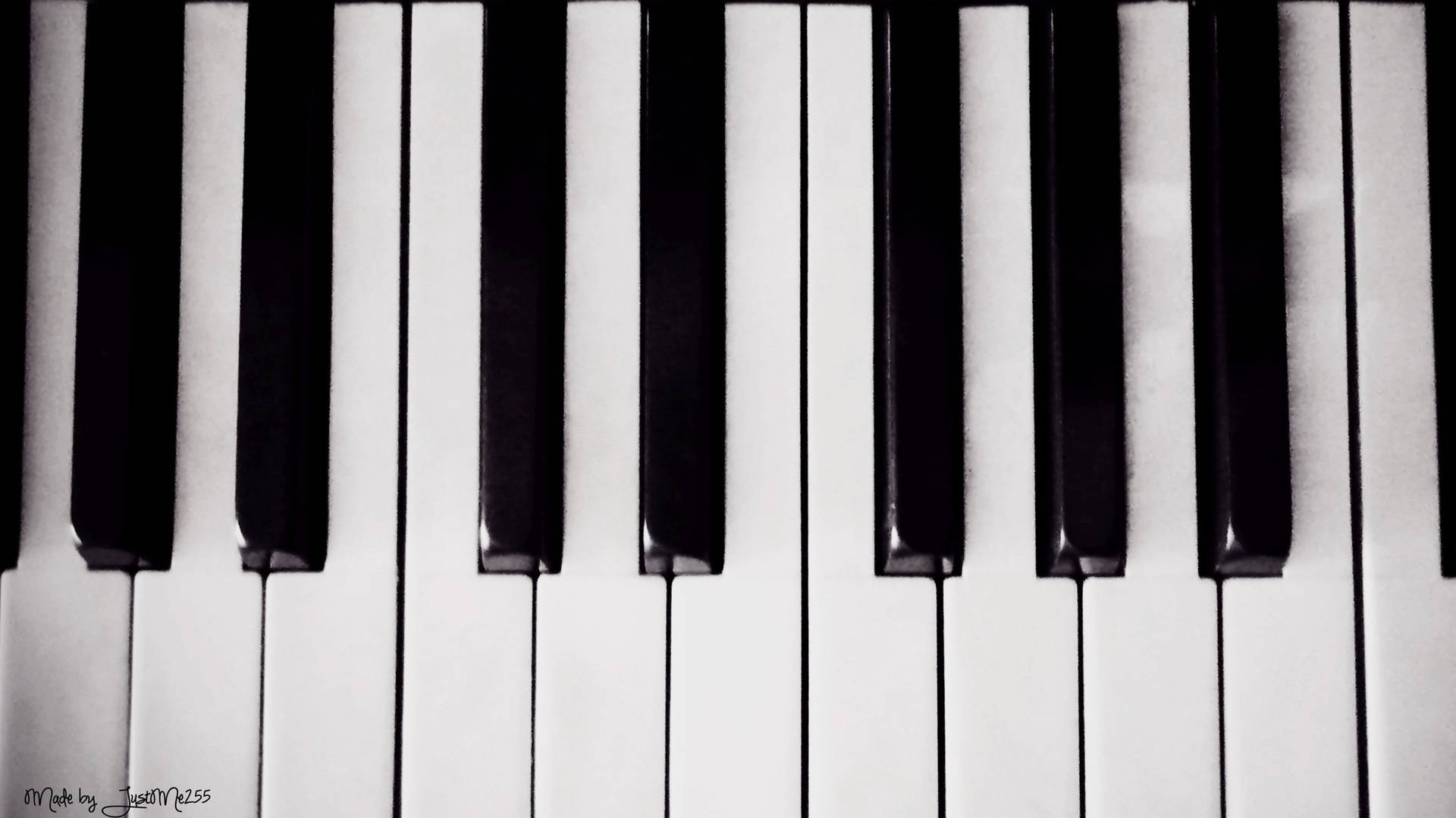 Piano Keyboard Top View Background