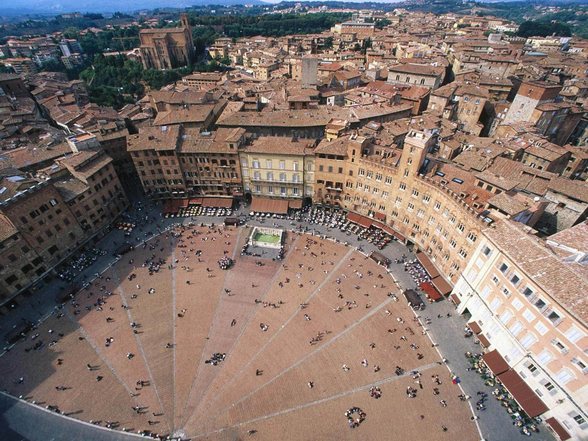 Piazza Del Campo In Siena