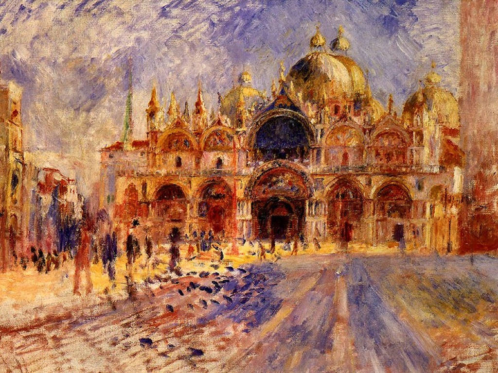 Piazza San Marco Renoir Background