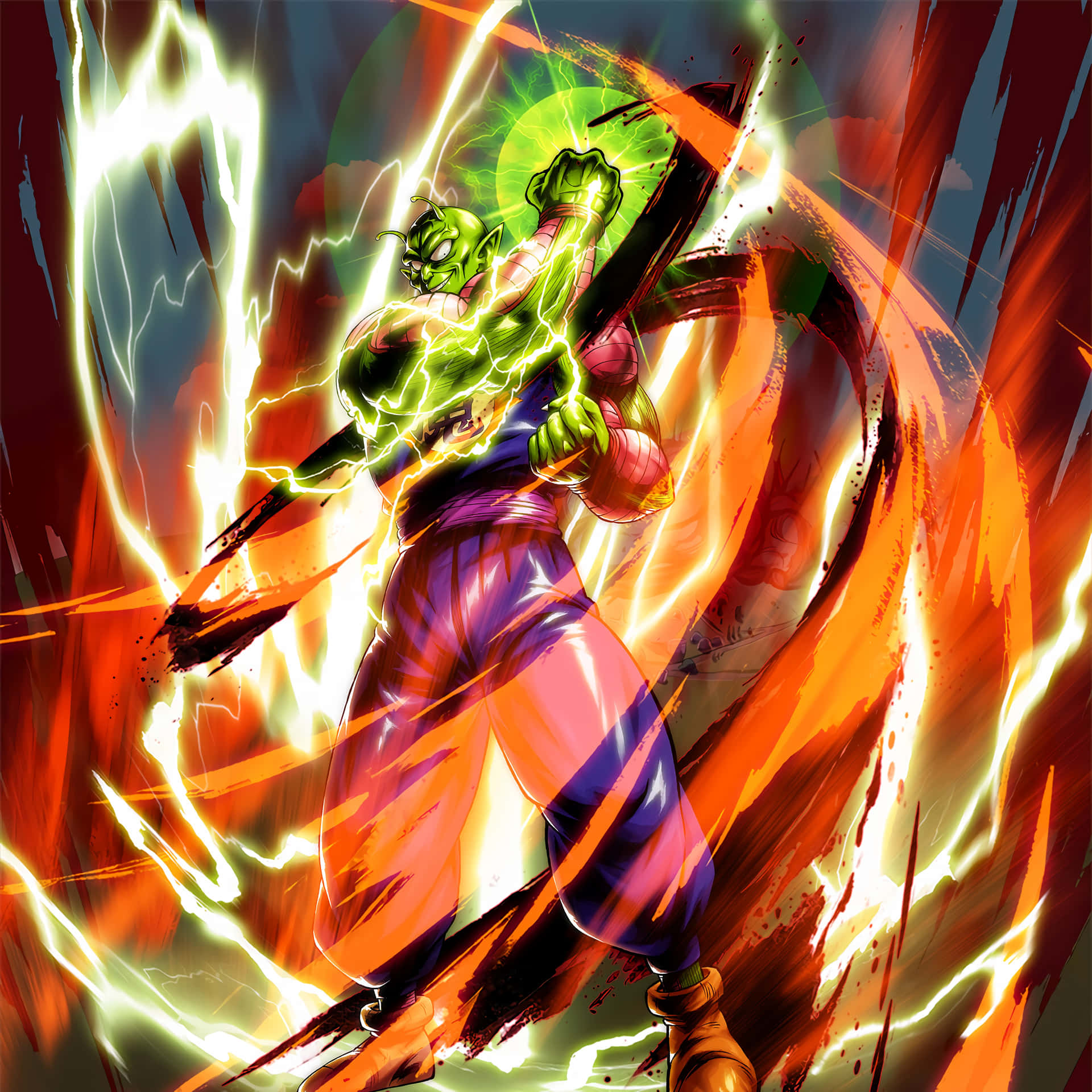 Piccolo Power Up Artwork Background