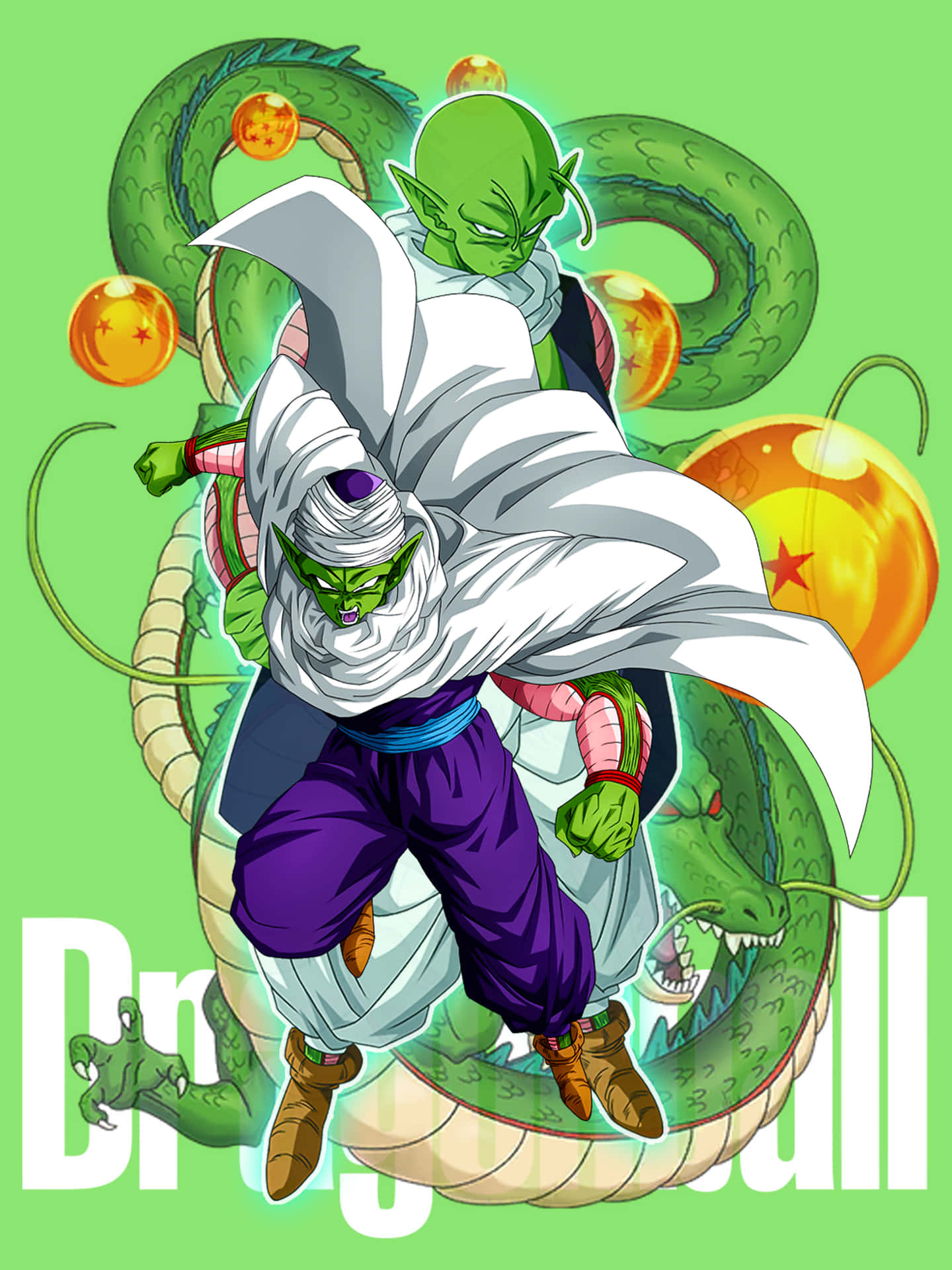 Piccolo_with_ Dragon_ Balls_ Artwork Background