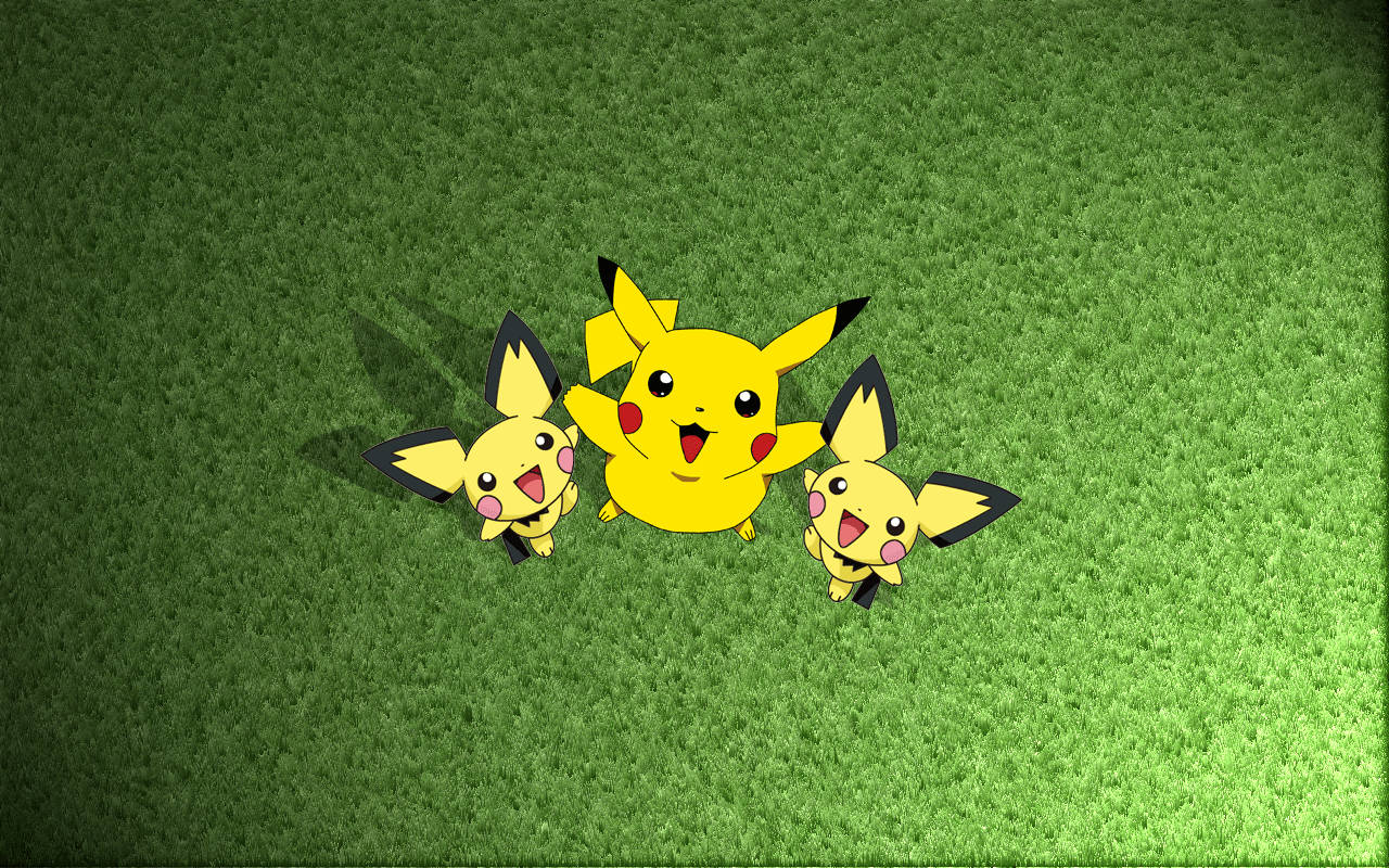 Pichu Bros With Pikachu