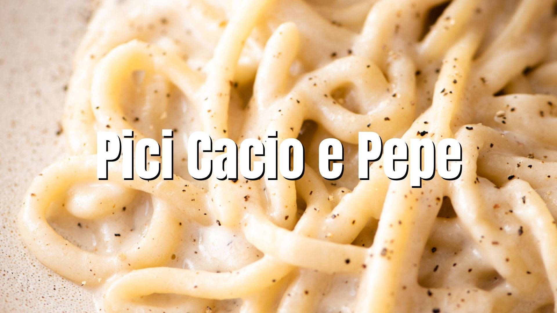 Pici Cacio E Pepe Background