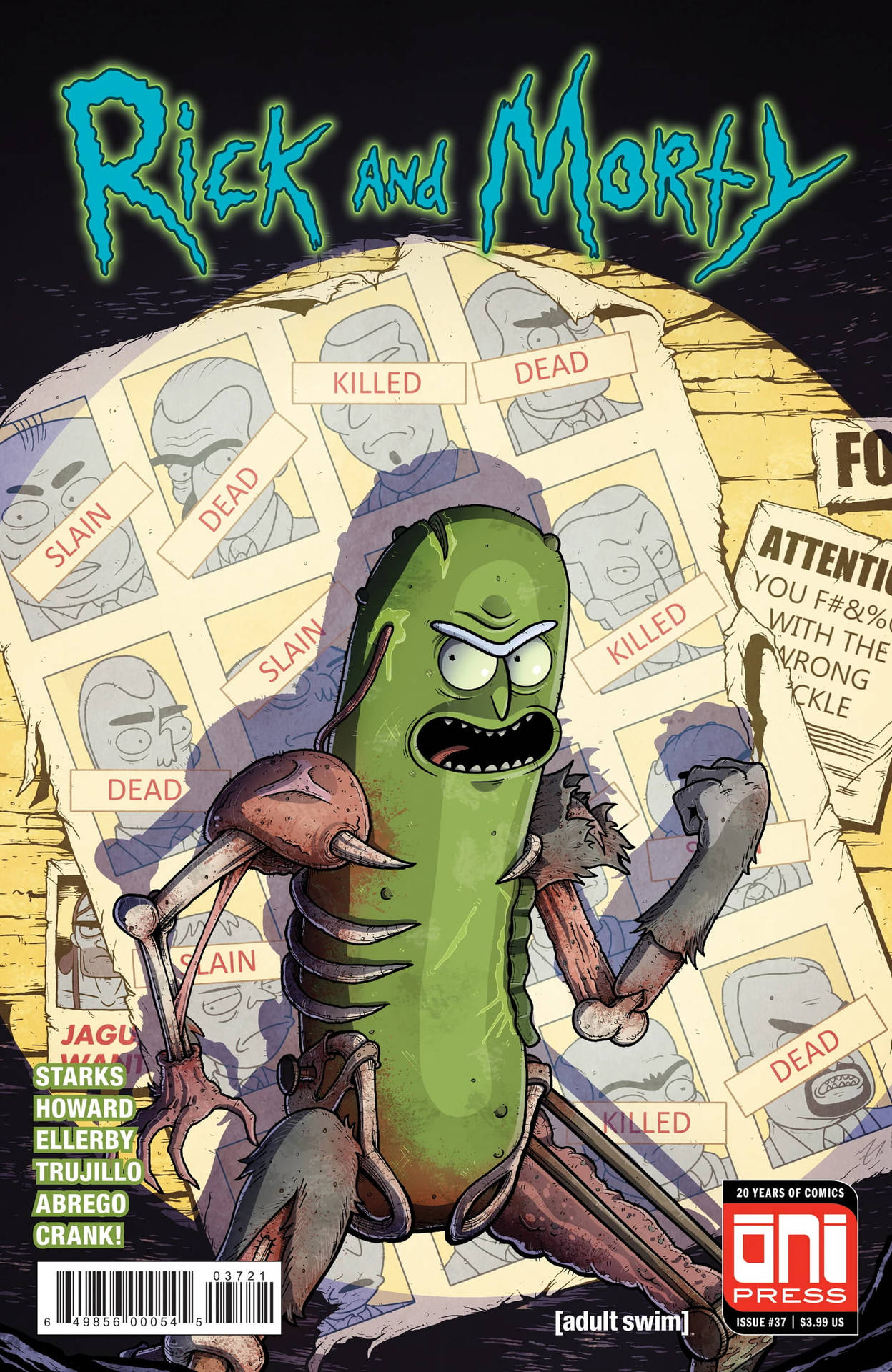 Pickle Rick Cover Magazine