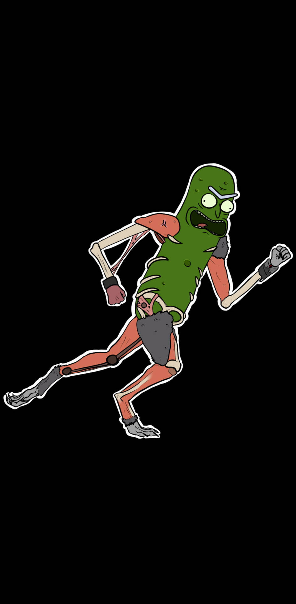 Pickle Rick Running