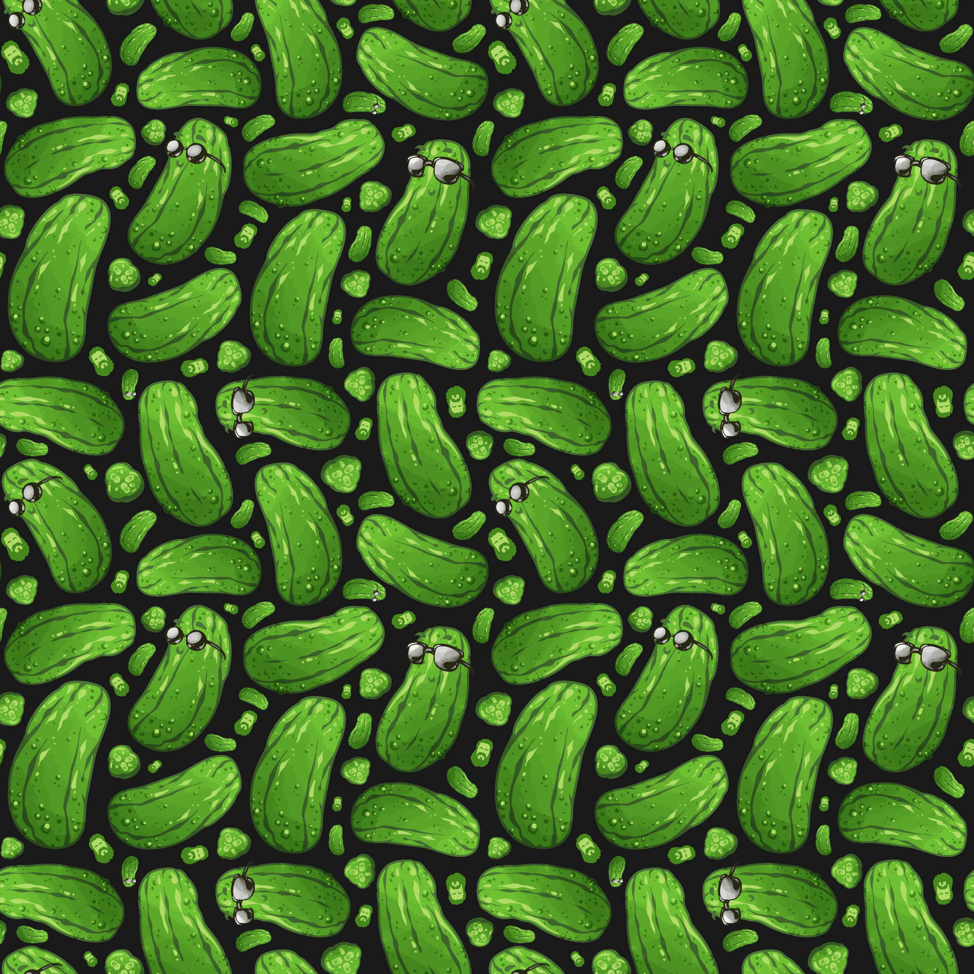 Pickles Pattern Graphic Background