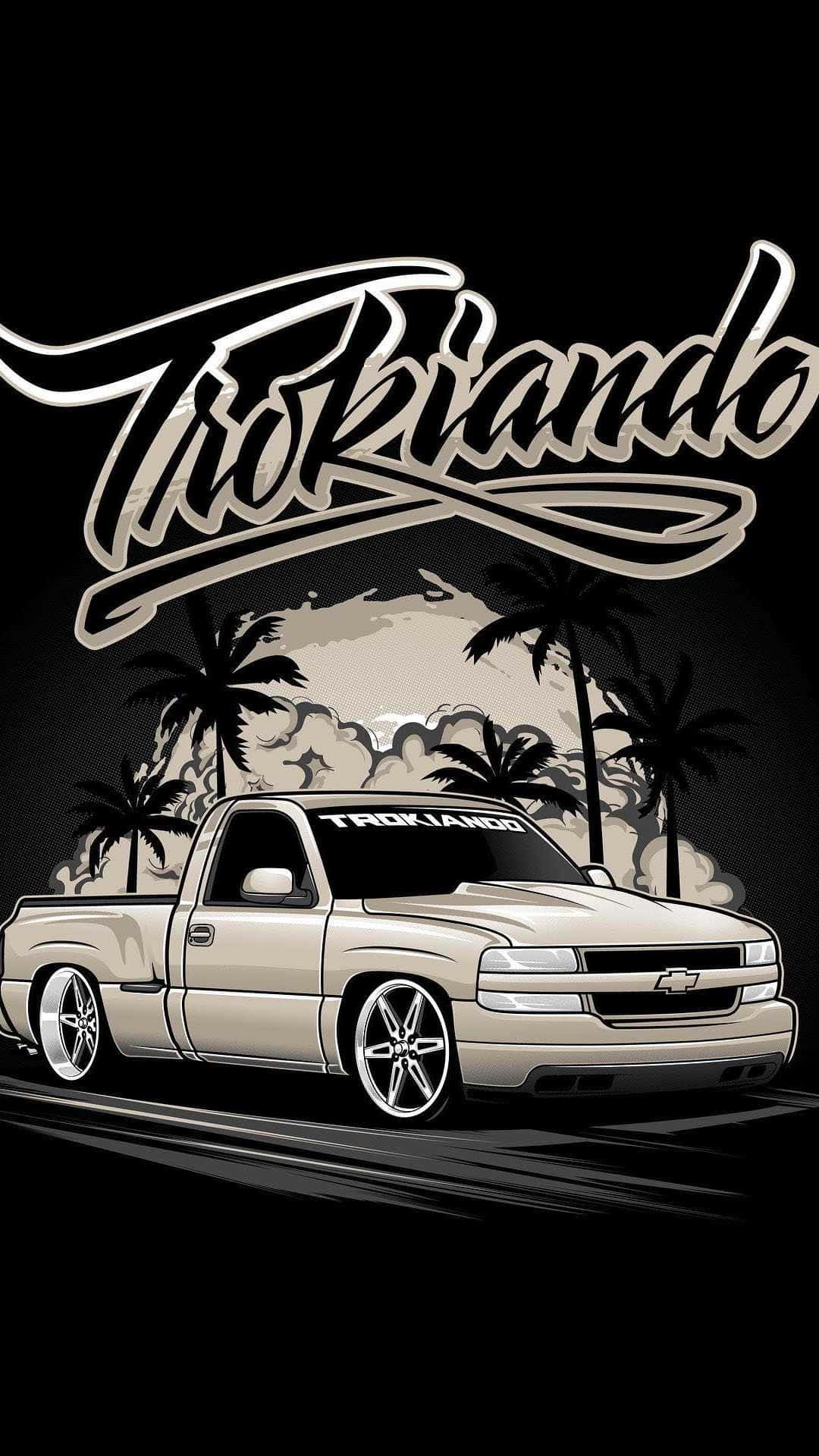 Pickup Truck Chevrolet Silverado Digital Art