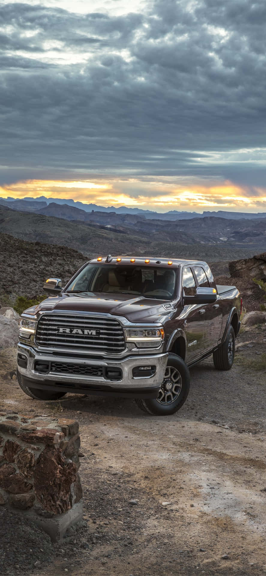 Pickup Truck Silver 2500 Ram Photography Background