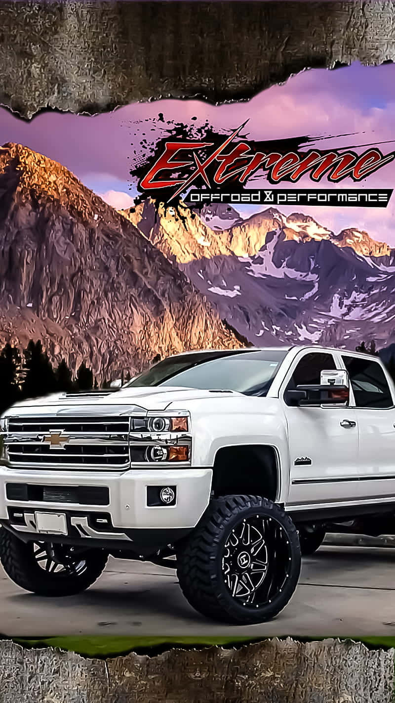 Pickup Truck White Chevrolet Silverado 2500hd