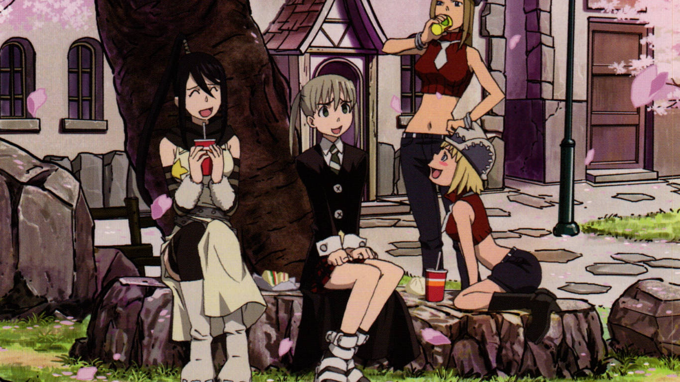 Picnic With Soul Eater Characters Background