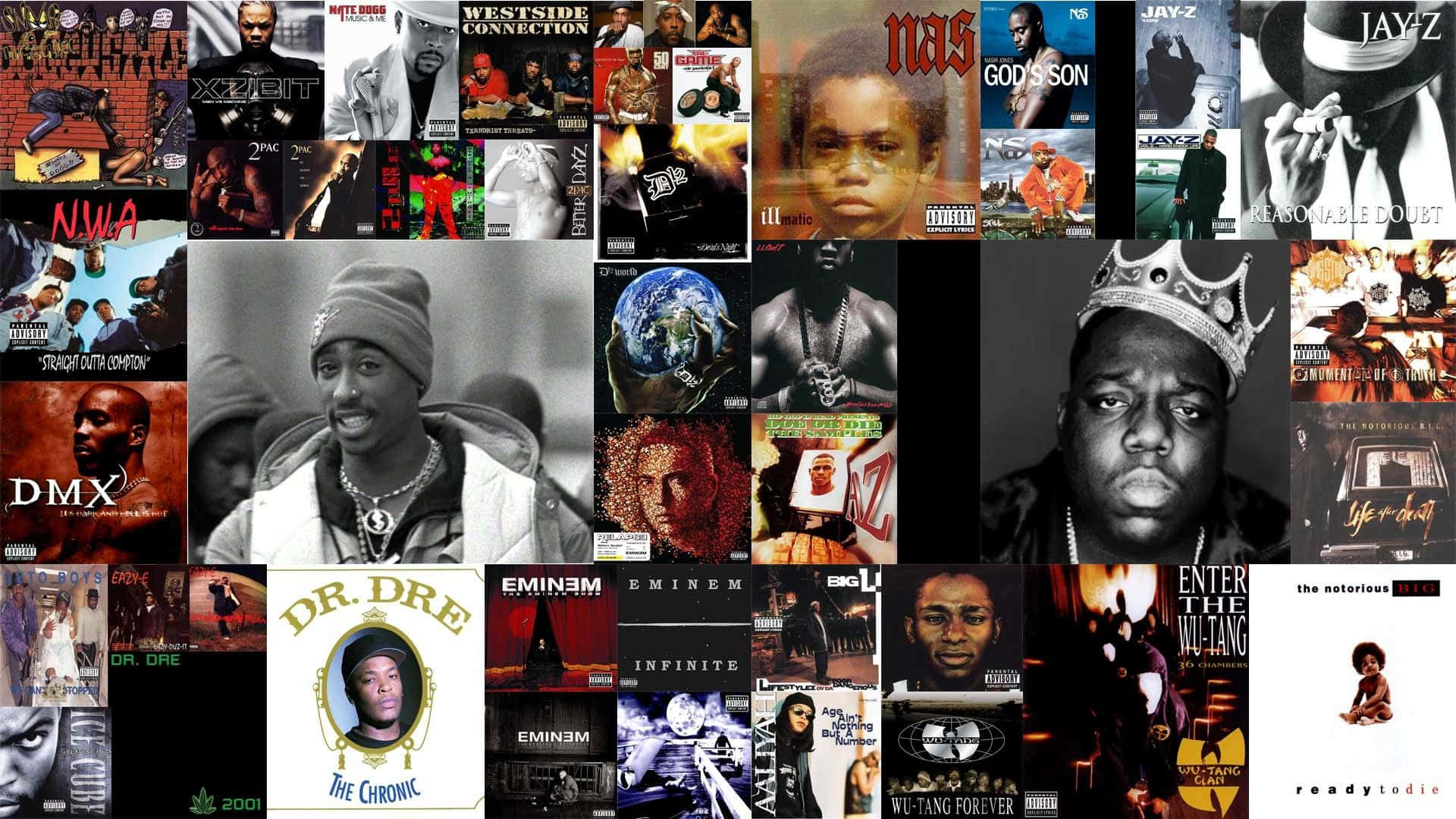 Picture Celebrating Talented Rappers Background