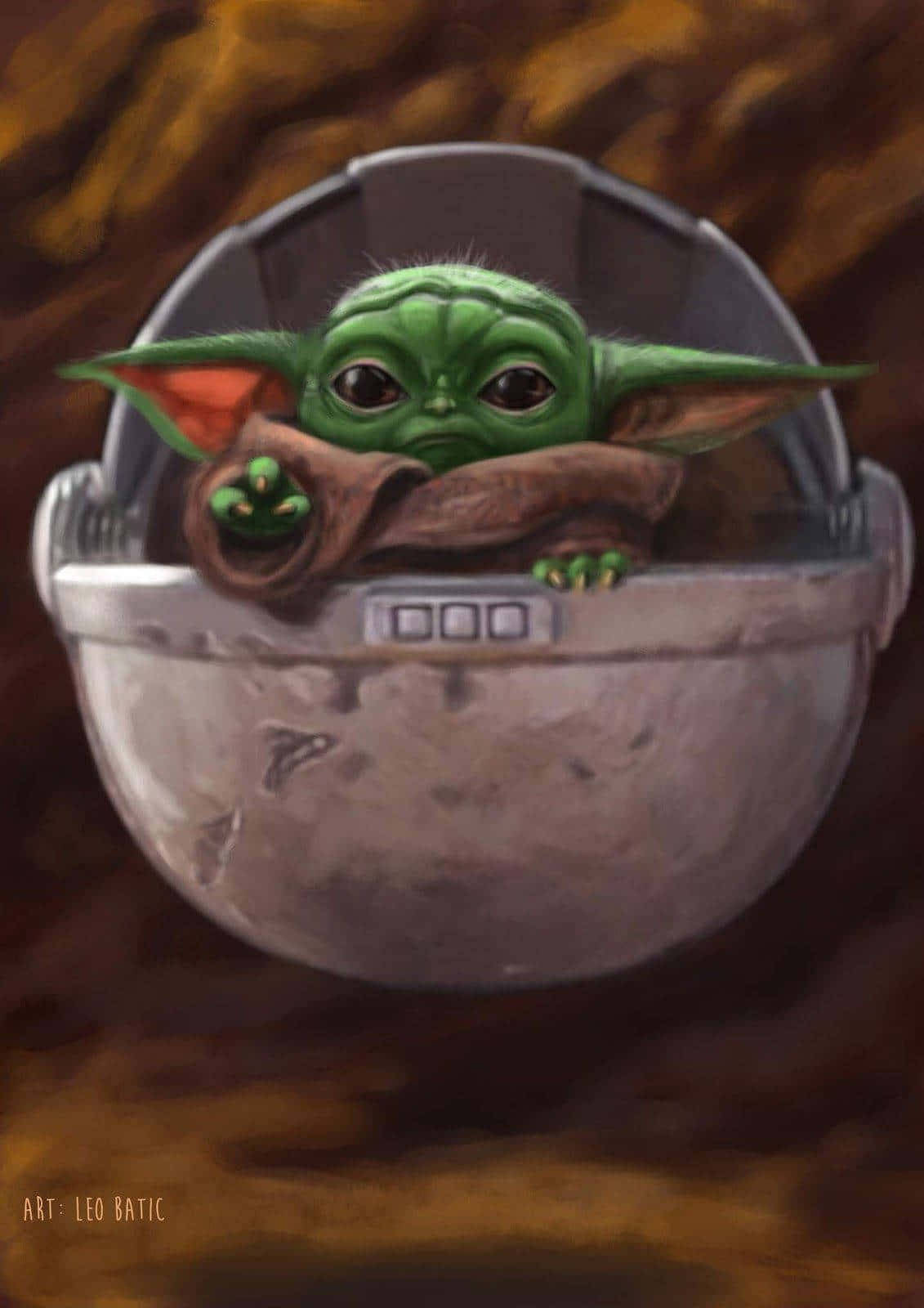 Picture Enjoy The Love, Peace And Positive Vibes Of Baby Yoda Aesthetic