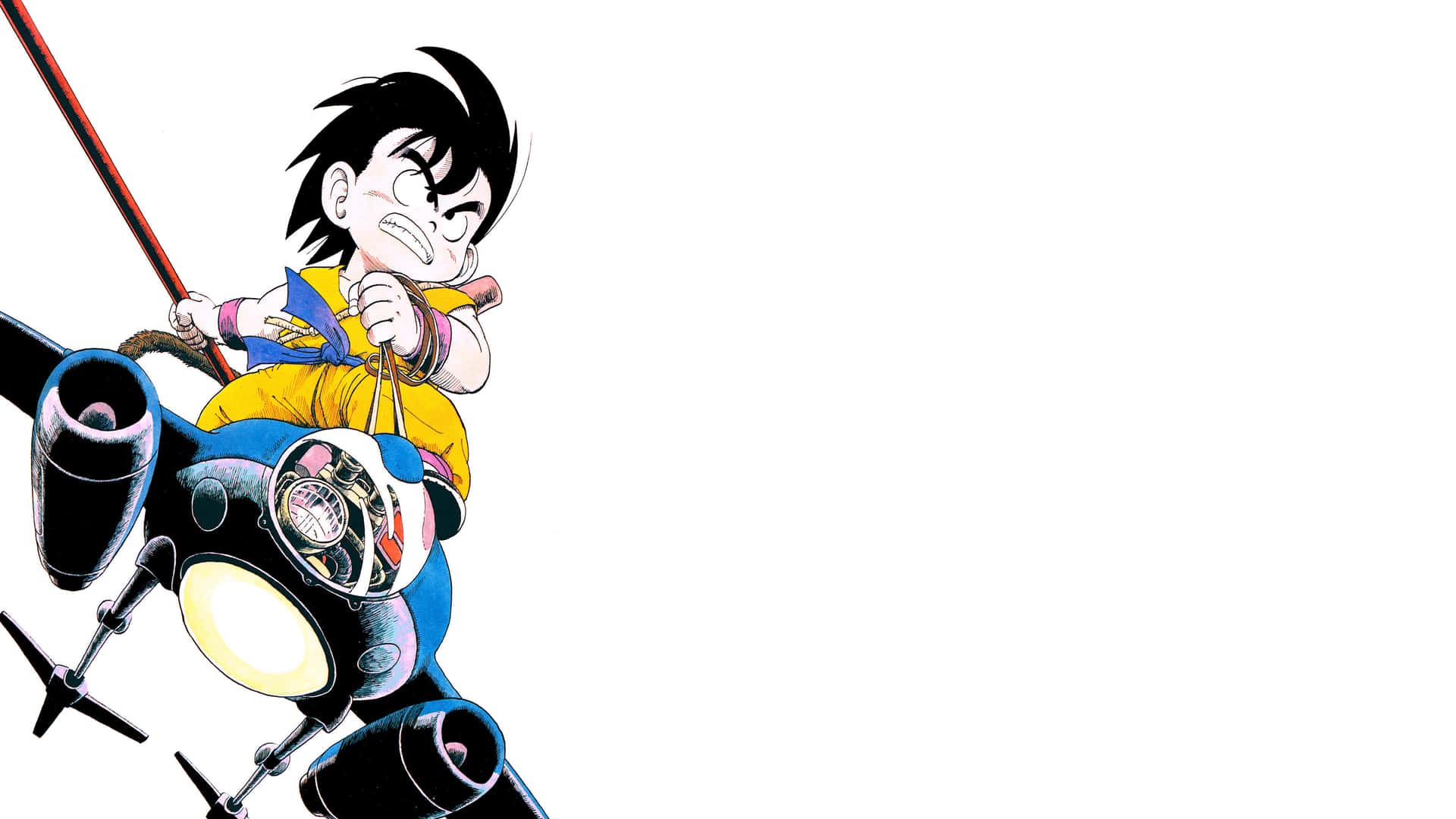 Picture Kid Goku Ready For Battle