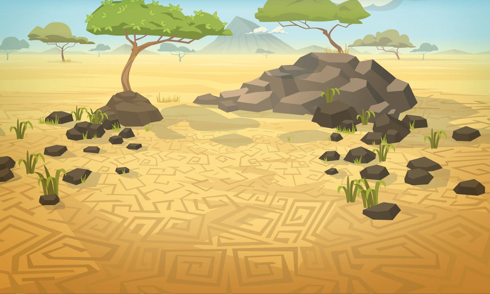 Picture Of Animal Jam In Desert Background