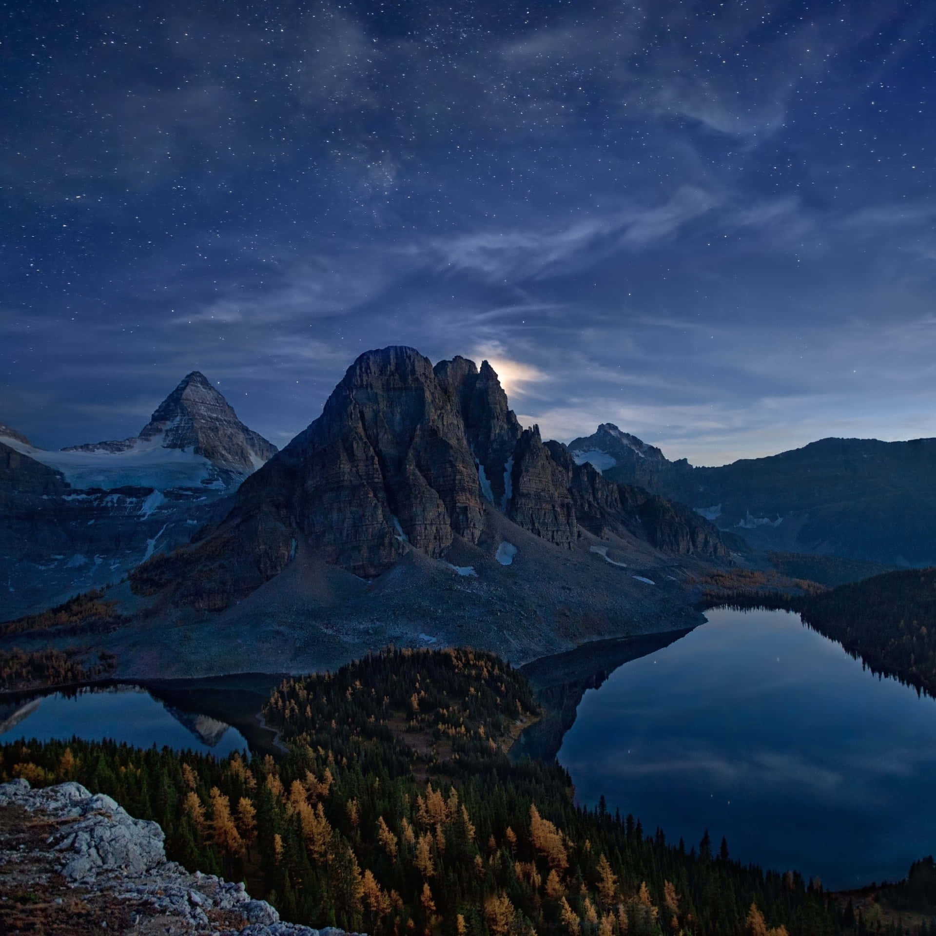 Picture Perfect - A Breathtaking View Of Beautiful Mountain Lake Background