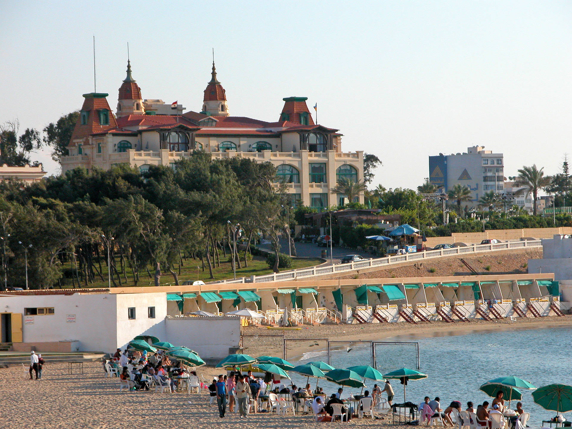 Picturesque View Of El Montazah Beach In Alexandria