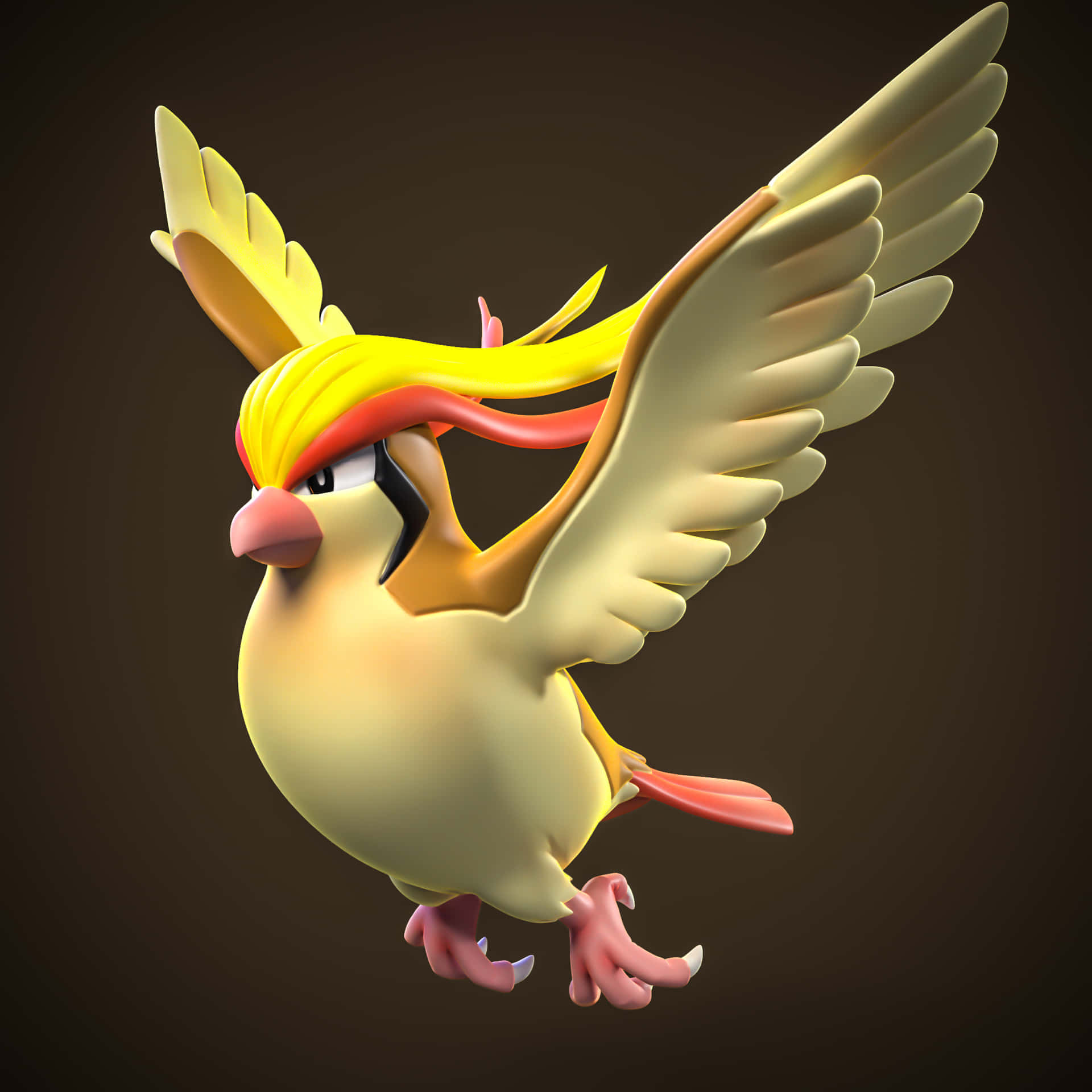 Pidgeotto 3d Art Background