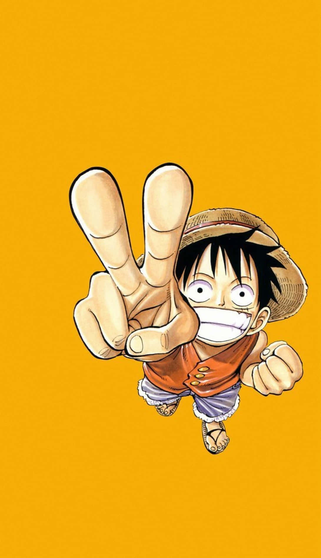 Piece Sign Luffy Phone