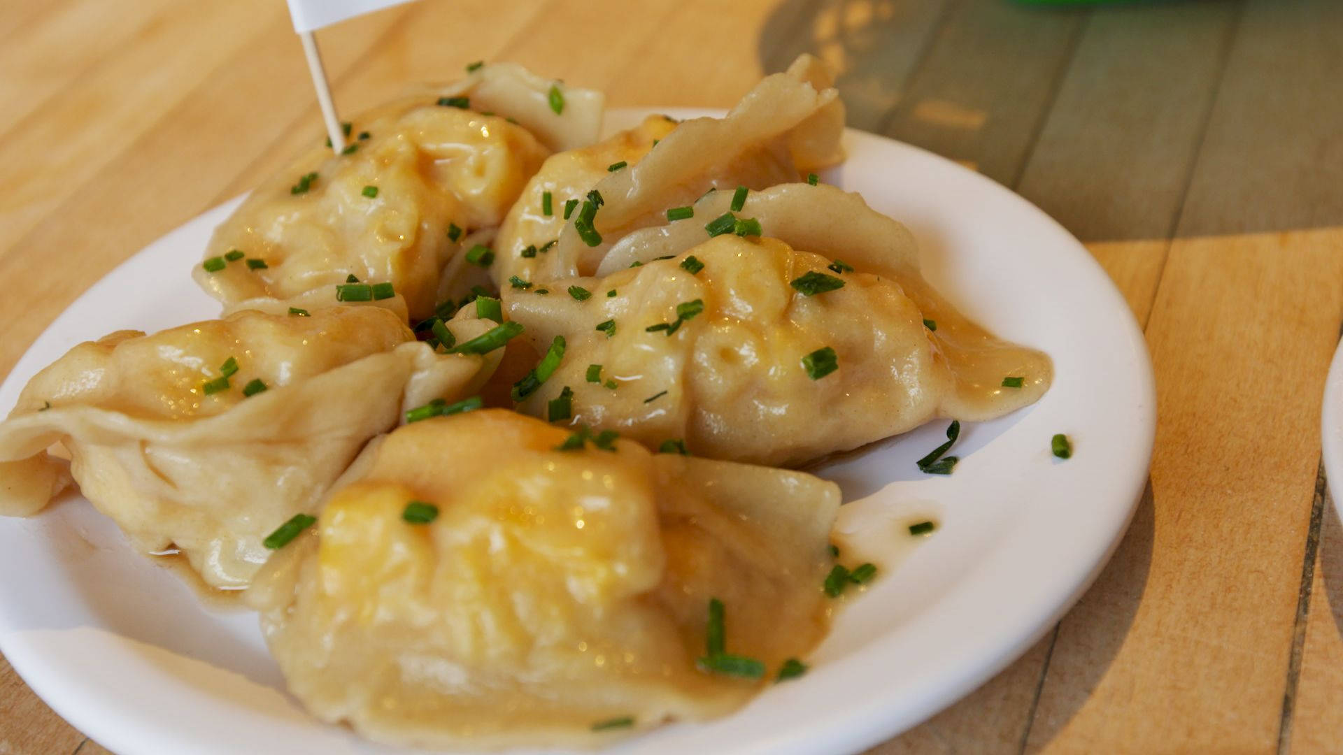 Pierogi Polish Dish Background