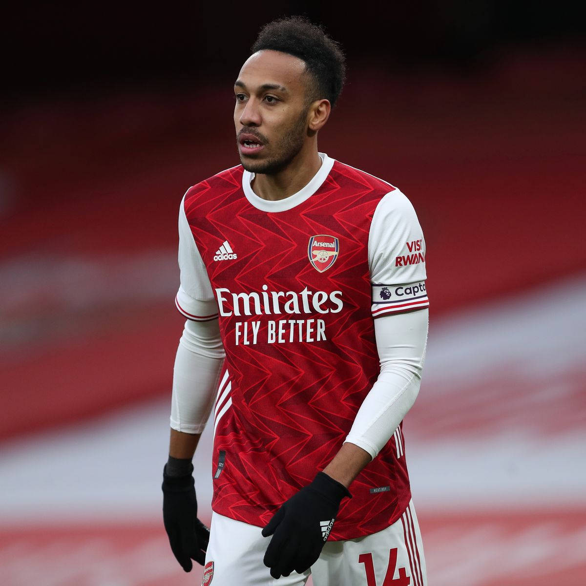 Pierre-emerick Aubameyang Red Arsenal Jersey