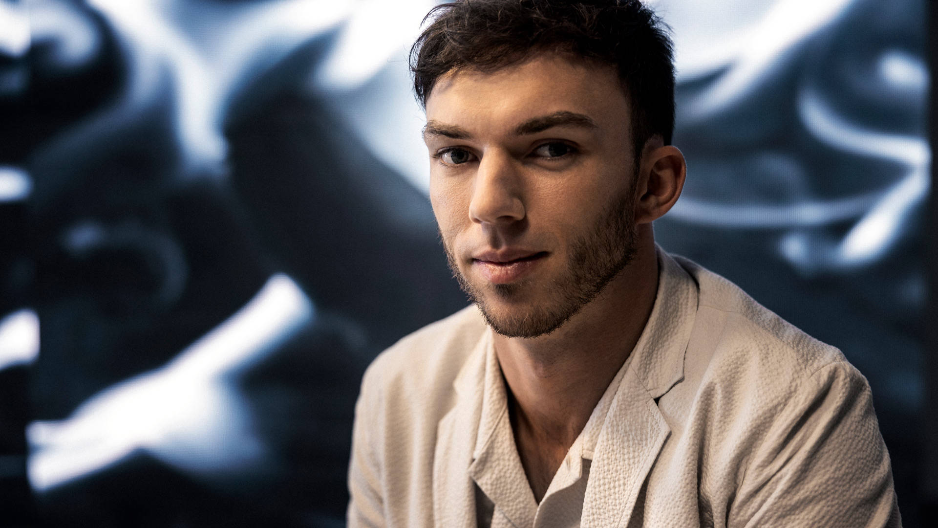 Pierre Gasly Portrait Shot Background