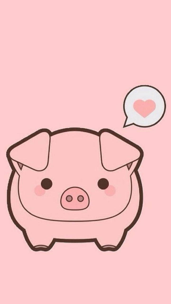 Piggy Love Background
