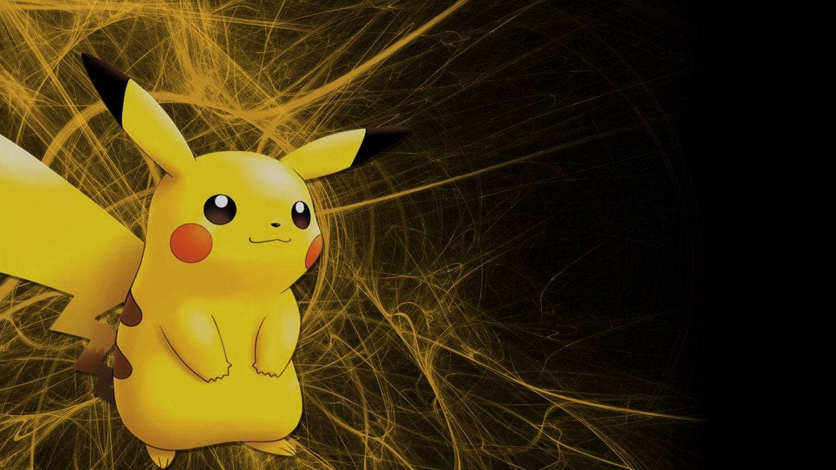 Pikachu 3d Electric Pokémon Background
