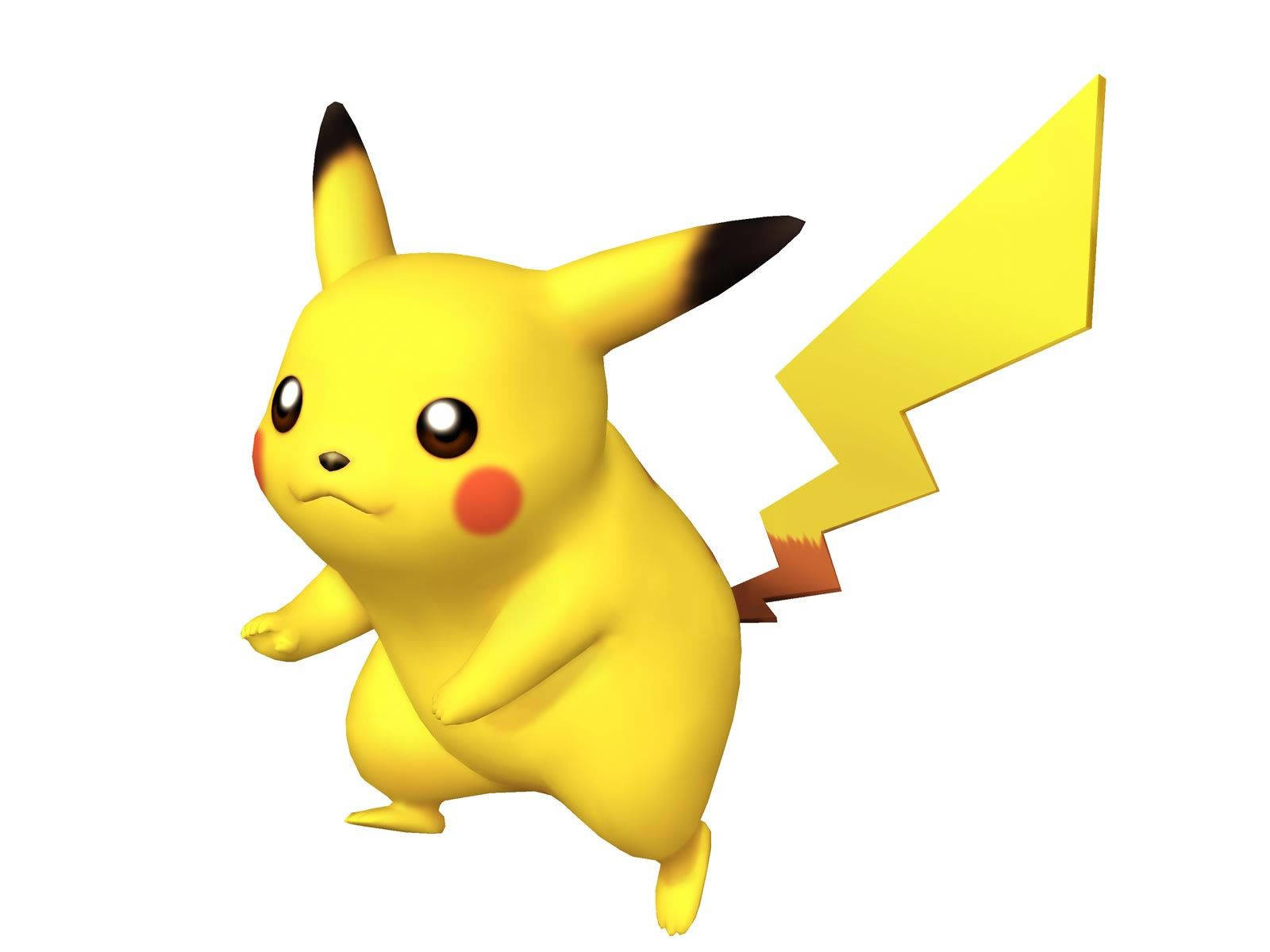 Pikachu 3d Pokémon Game Model Background