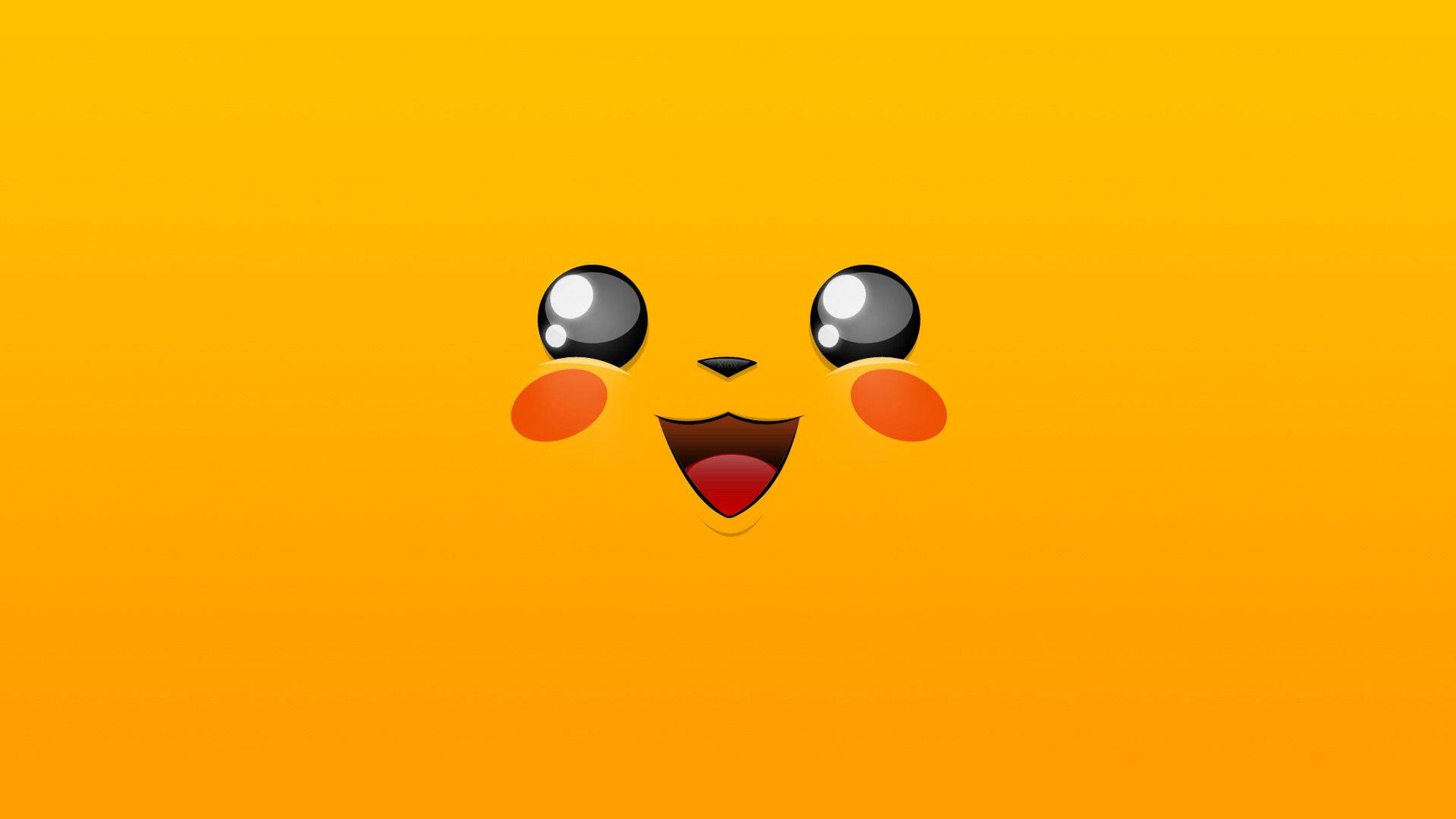 Pikachu 3d Pokémon With Goggly Eyes Background