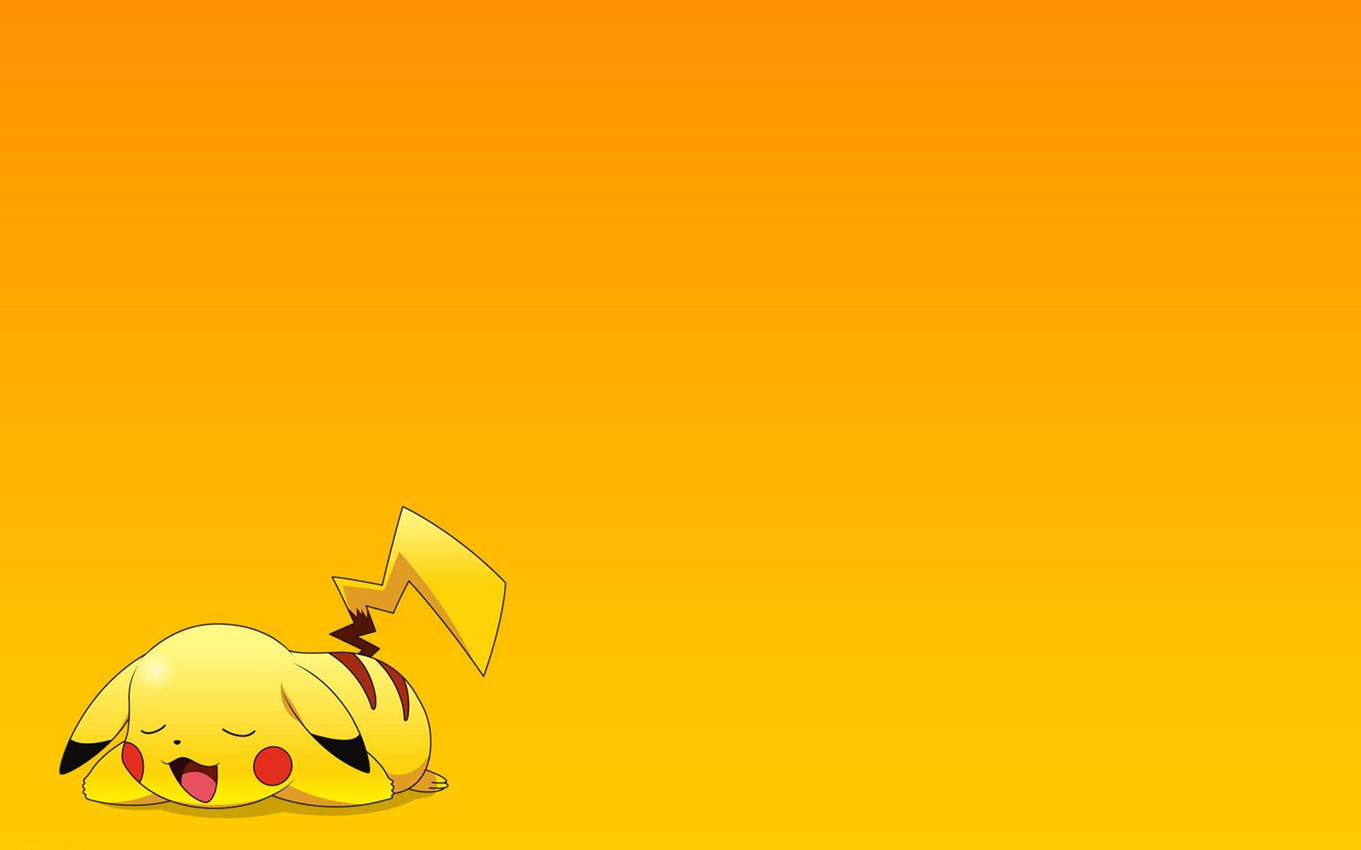 Pikachu 3d Soundly Resting Pokémon