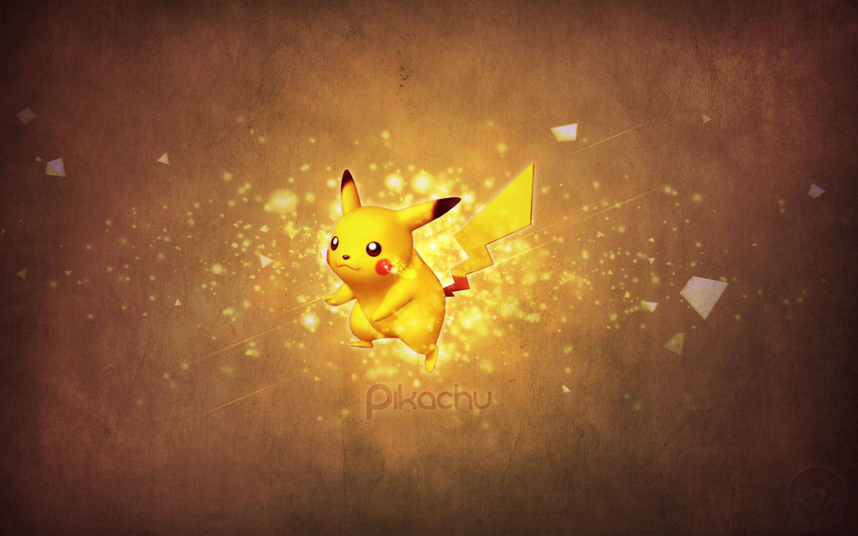 Pikachu 3d Starter Pokémon Background