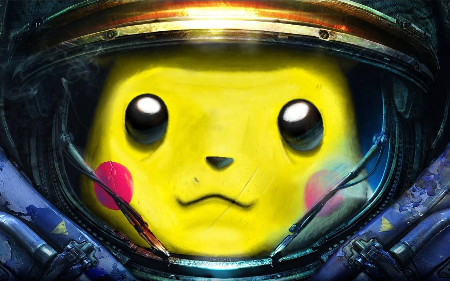 Pikachu 3d The Pokémon Astronaut Background