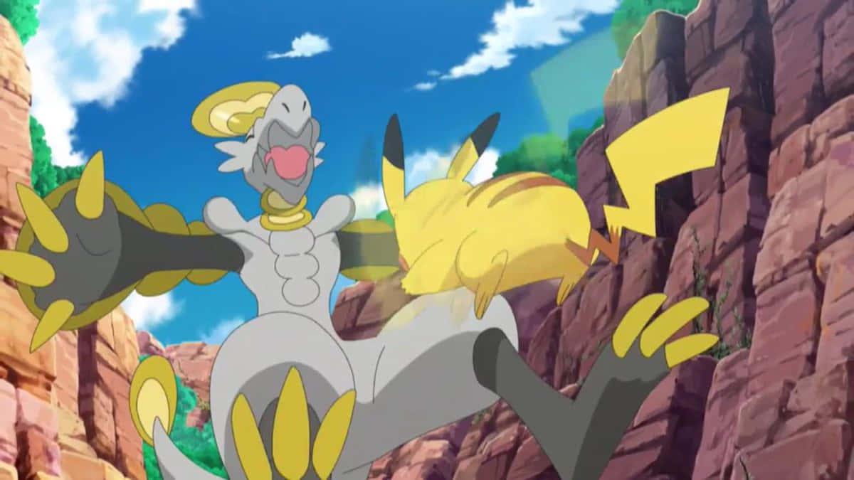 Pikachu Attacking Hakamo-o
