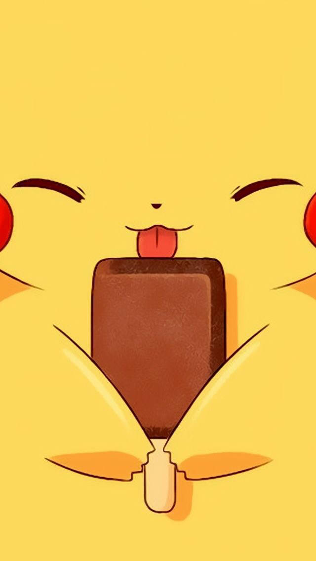 Pikachu Iphone And Popsicle