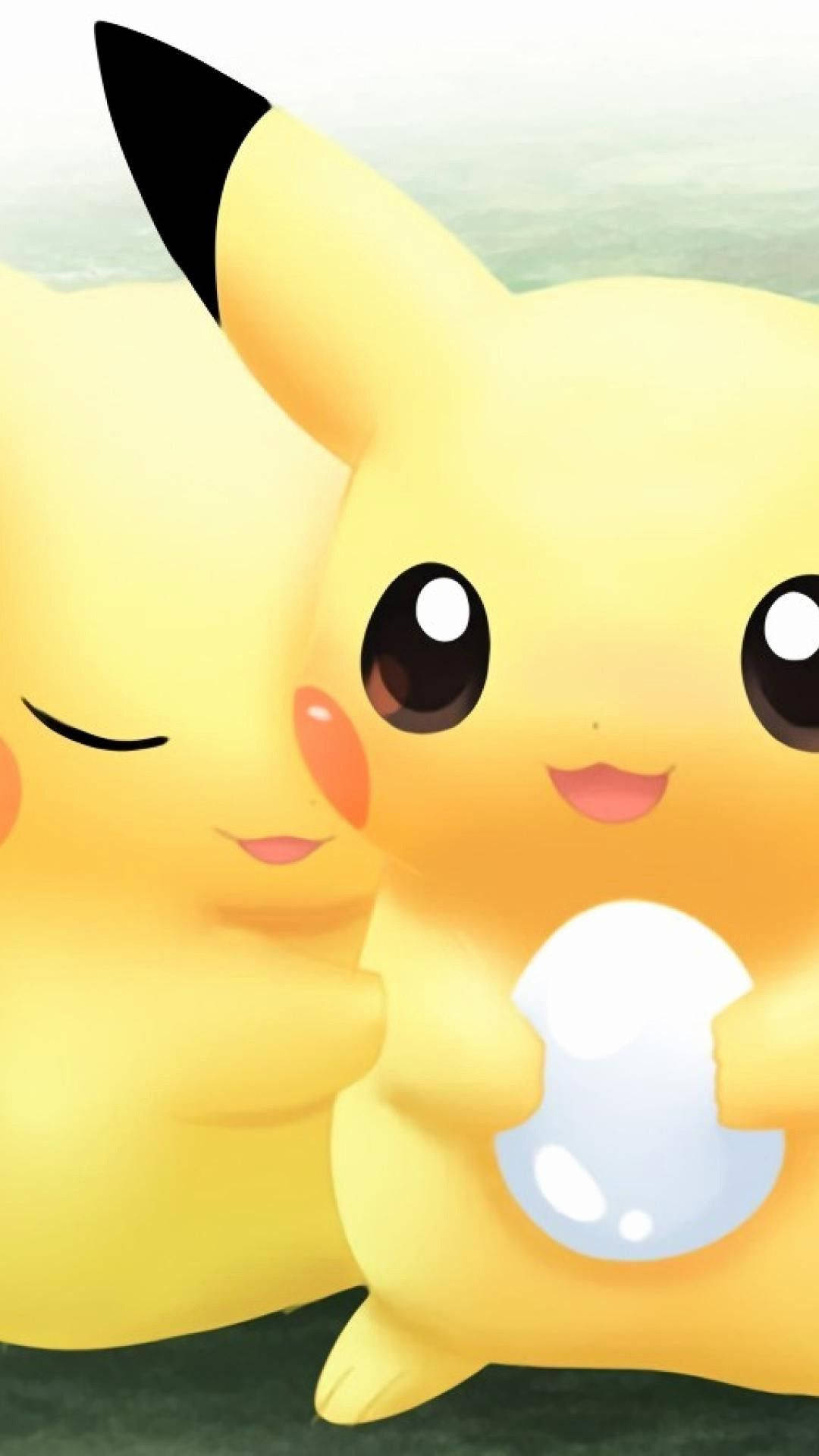 Pikachu Iphone Couple Art