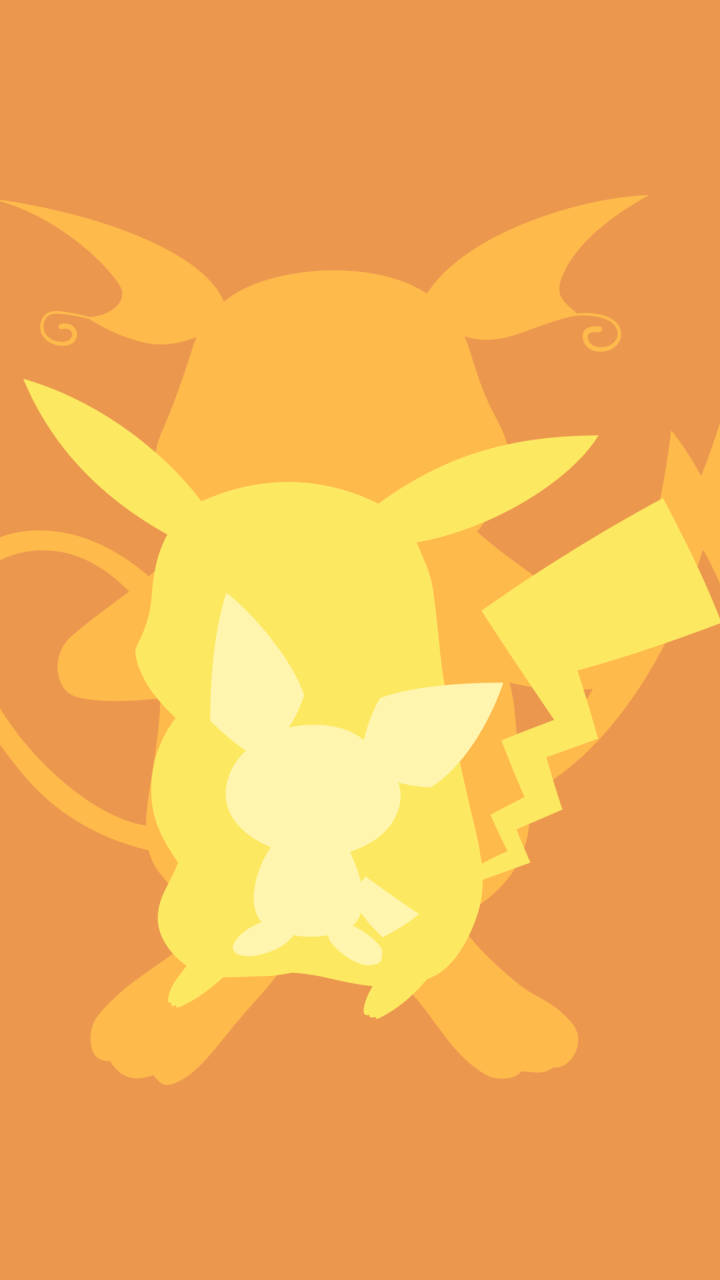 Pikachu Iphone Evolution Silhouettes