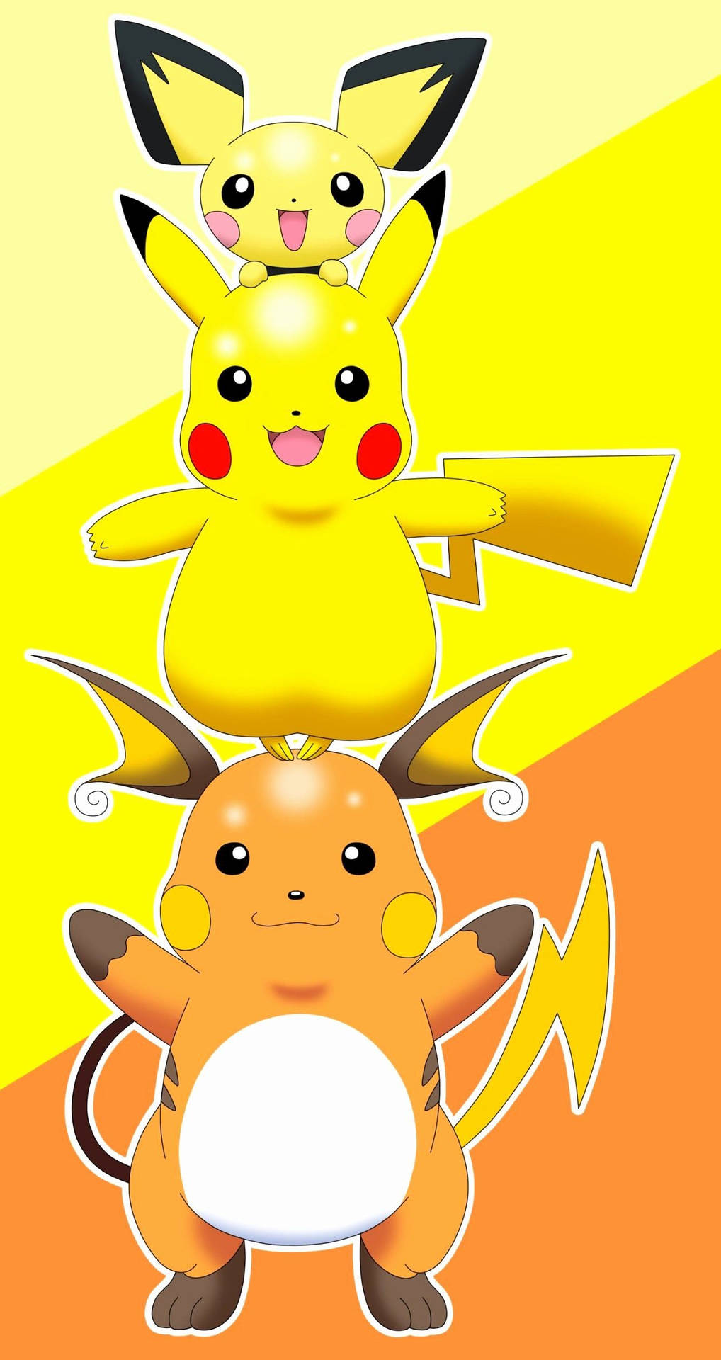 Pikachu Iphone Evolutions Background