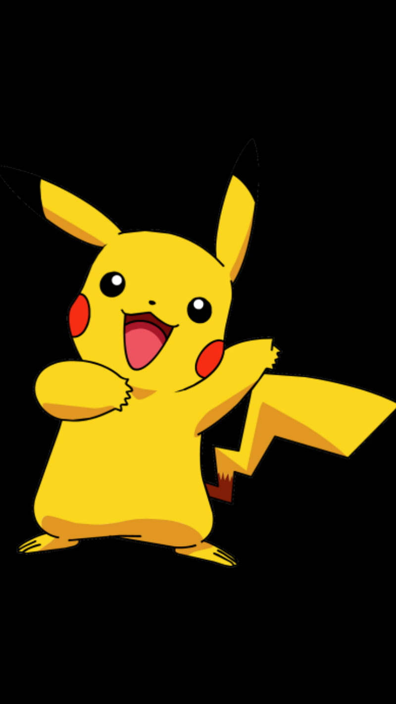 Pikachu Iphone Waving Background